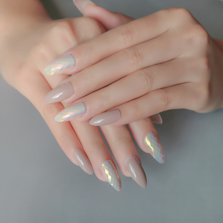 24 pieces of trendy wearable fake nail pieces 24 pieces of trendy wearable fake nail pieces